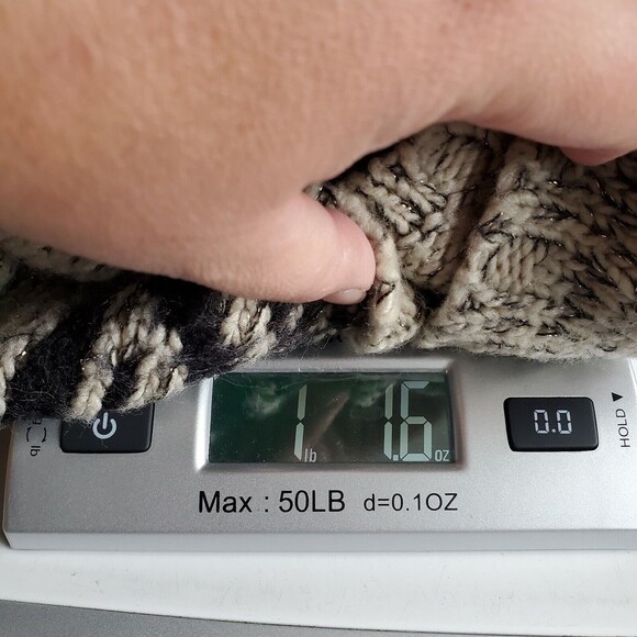 BCBGMAXAZRIA Cardigan Sweater Open Front Wool Blend Beige Aztec Women Sz M Med - Picture 10 of 10